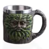 Bierkrug aus Edelstahl für Zuhause, bruchsicher, Bar-Dekor, Retro-Kaffeetasse, großes Fassungsvermögen, Vintage-Totenkopfbecher, Trinkgeschirr, Küchenzubehör 2
