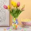 50–500 Stück Oster-Mini-Eier, dekorative Schaumstoff-gesprenkelte Pastell-Eier, Vogeleier für Korbfüller, Frühlings-Partygeschenke, Heimdekoration 4