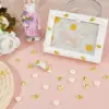100 Stück Bienen-Blumen-Harz-Handwerk, niedliche Mini-3D-Hummel-Flatback-Ornamente für Schmuckherstellung, DIY-Gänseblümchen-Zubehör, Handydekoration 5