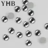 YHB Nicht-Hotfix Hochwertige Kältefixierung Weißer Kristall AB Stass Flatback Strasssteine für Nageldekoration DiY Nail Art 2