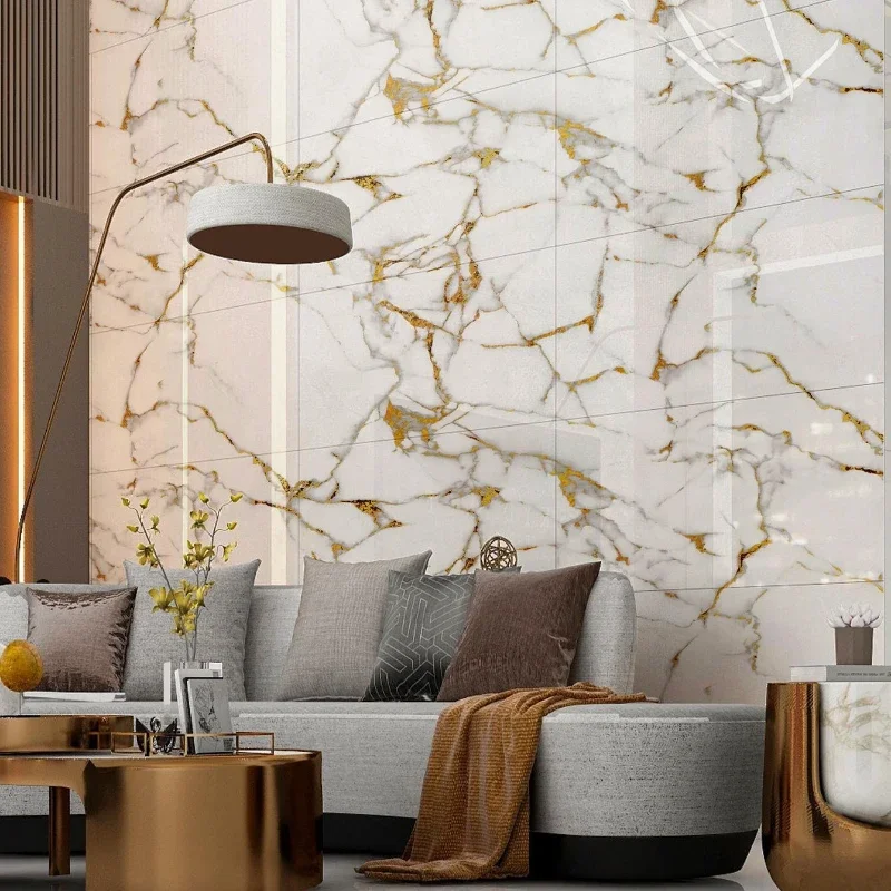 10-40PCS Imitation Marmor 3D Keramik Fliesen Wand Renovierung Dekoration Aufkleber Wasserdicht Selbst-klebe Hause Boden Aufkleber 2