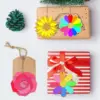 10 Stück Frühlingsblume zum Aufhängen, Ornament, Rose, Sonnenblume, Holzanhänger für Frühling, Heimdekoration, DIY, Malerei, Geschenke, Verpackung 6