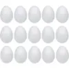 20 stücke Weiße Schaum Eier Ostern DIY Malerei Handwerk Gefälschte Styropor Ei Ostern Hause Dekoration Lieferungen Kinder Gefälligkeiten Spielzeug Geschenke 2