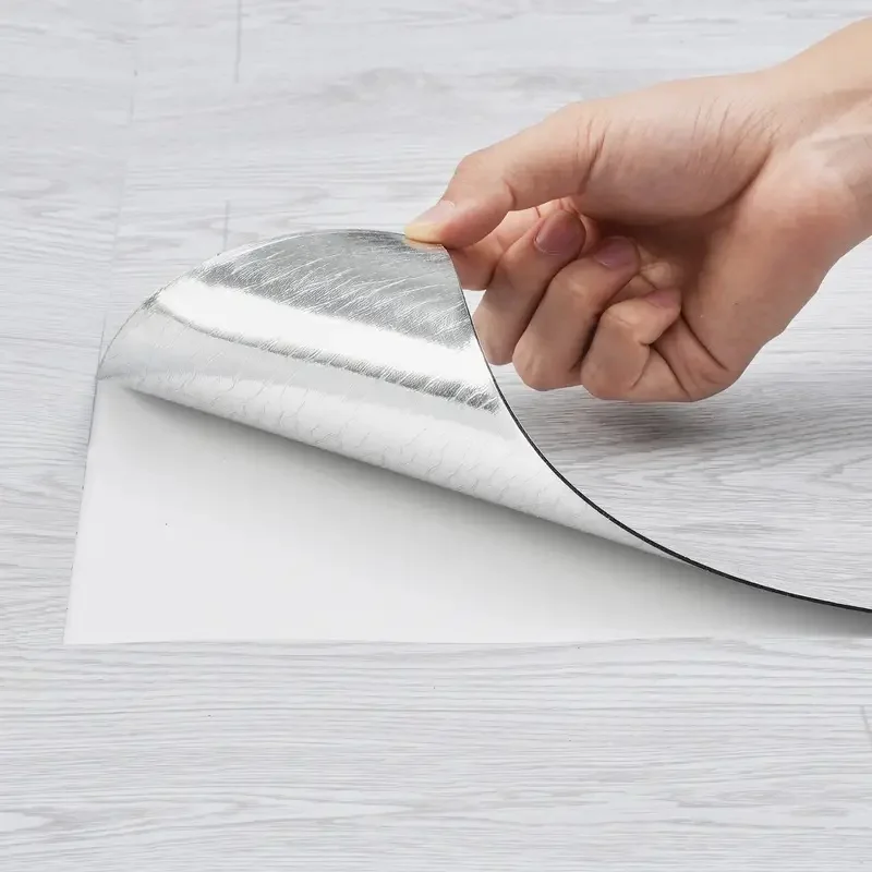 10/20 Stück 40 x 15 cm selbstklebende Bodenaufkleber DIY Holzmaserung Wandaufkleber wasserdicht hitzebeständig Nachahmung von Wandfliesen 5