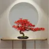 Simulation willkommen Kiefer Landschafts bau Dekorationen, grüne Pflanze Bonsai Ornamente, Haus, Wohnzimmer, Hotel, Veranda Dekoration