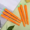 10 Stück WhimsyWorks Karottenförmige Gelstifte, neuartige Kunststoff-Schreibinstrumente, College-Linie, lustige Ostergeschenke und Partygeschenke 5