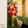 2026 Jahre des Pferdes, Plüschbonbons, Weißdorn, Silvester, Foto-Requisite – praktische und praktische Heimfeier-Dekoration 3