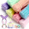 Reiniger, Rohrreiniger zum Basteln, kreativer Chenille-Stiel, Draht, Rohrreiniger, kreative Freizeit, Hobby, DIY, Plüschstiel, gedrehter Stick