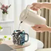 304 Edelstahl Einsatz Harz Bier Danegeld Tankard Kaffee Bierkrüge Tasse Wasserbecher Kaffeetasse V8 Motoren Edelstahl Tasse 6