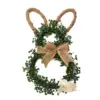 Osterhase Kranz Rattan Kranz Frühling Tür Dekor Floral Künstliche Pflanze Blume Wand Fenster Hängen Hausgarten Ornament 4