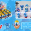 12er-Set Trendige Stitch-Figuren-Sticker, Eier-Blindbox, Cartoon-Figur-Schlüsselanhänger, Hängestil-Schlüsselkette, Überraschungsbox-Spielzeuggeschenk 3