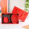 Neuer Thermostatischer Keramikbecher mit Löffel und Deckel, tragbares Geschenkbox-Set, Kaffeetasse, Becher, Schule, Büro, praktisch und praktisch 6