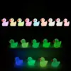 30/60/100PCS leuchtende Mini-Ente, Mikro-Landschaftszugang, Miniaturfiguren, Feen-Heimdekoration, leuchtet im Dunkeln, gemischter Stil 4