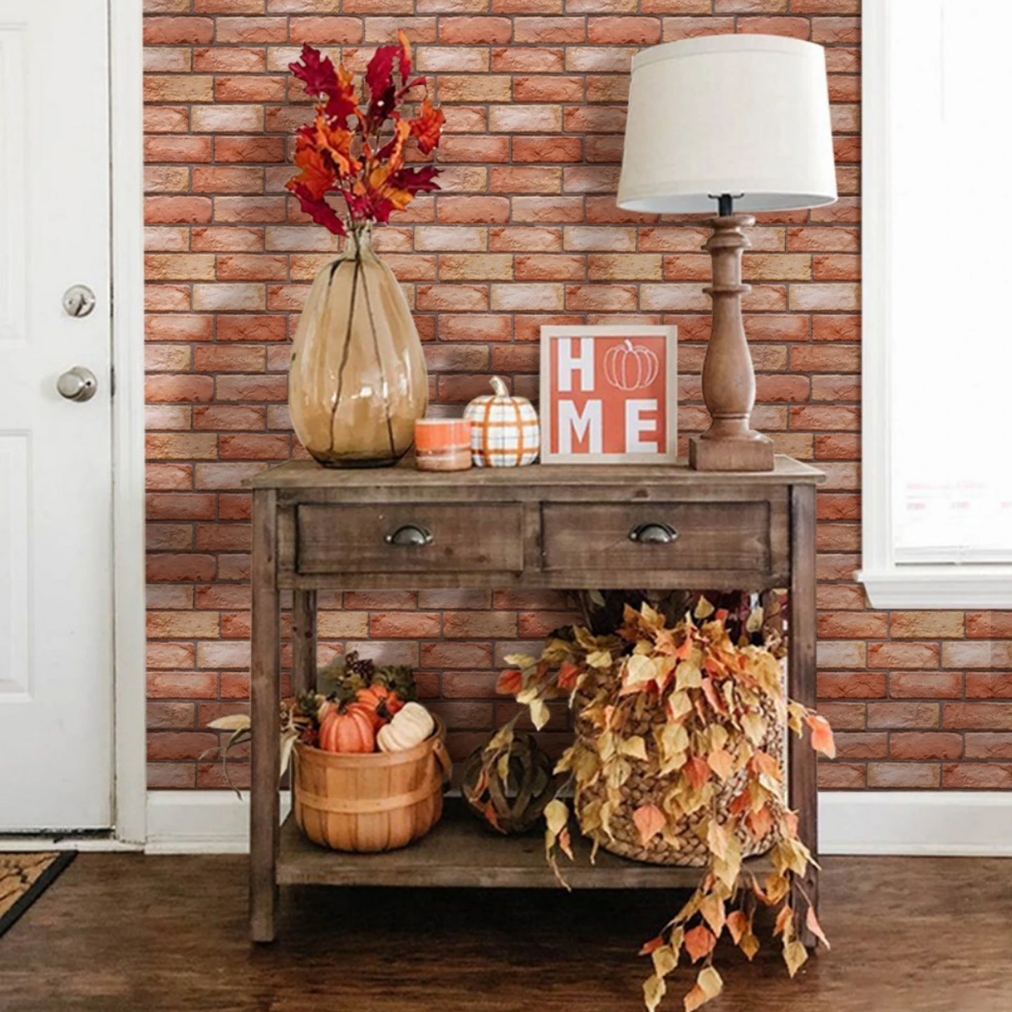 10 Stück 3D-Wandaufkleber, selbstklebend, Kunstziegel-Wandpaneel zum Abziehen und Aufkleben, für Küchenfliesen, Backsplash, Badezimmer, Wandfliesenaufkleber 5