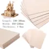 5–20 Stück Balsaholzplatten, 1–8 mm dick, 100/150/200/300 mm lang, 100/200 mm breit, für DIY-Bastelarbeiten, Modellbau, Flugzeuge, leicht 1
