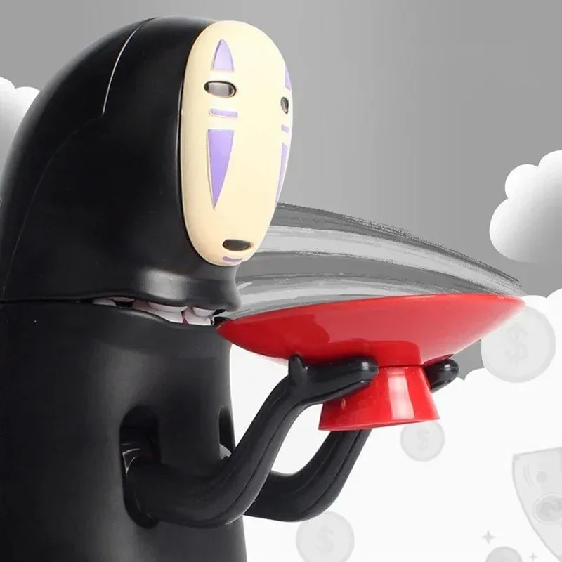 Anime Cartoon Figur Spielzeug Sparschwein Automatische Münze Essen Spardose für Junge Mädchen Lustiges Kind Geschenk für Geburtstag Urlaub Home Decor 5