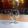 1/2/3PCS Weihnachten Elch Glas Tasse 240ML Saft Milch Elch Becher Weihnachten Rentier Kopf Bier wasser Tasse Urlaub Party Drink Geschenke 3