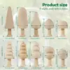 30/40 Stücke Unvollendete Holzbäume DIY Farbe Farbe Handwerk Weihnachtsbaum Dekor Unvollendete Holz Pilz Malerei Spielzeug Weihnachtsgeschenke 3