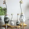 Gartenstatue, Kunstharz, Ente, Bastelfiguren, Ente, Familienmitglied, Hof, Ornamente, Kunstwerk, Tierskulpturen, moderne Heimdekoration 5