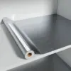 40 cm PVC-wasserdichte Vinyl-Tapete, Edelstahl, gebürstetes Silber, abnehmbare Folie für Küche, Aufzug, Haushaltsgeräte, ölbeständiges Dekor 2