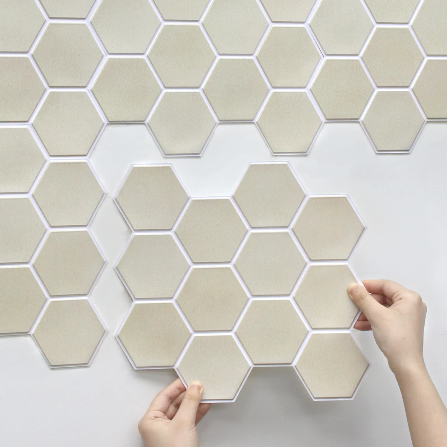 5/10 Stück PVC-Wandaufkleber zum Abziehen und Aufkleben, 11,8 x 11,8 Zoll, wasserdicht, Innendekoration, Wohnzimmer-Wanddekoration