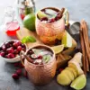 8/1 stücke Moskau Mule Becher Cocktail Wein Tasse Edelstahl Gehämmerte Kupfer Überzogene Bier Tasse Kaffee Tasse für Ramadan bar Drink 2