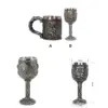Bierkrug aus Edelstahl für Zuhause, bruchsicher, Bar-Dekor, Retro-Kaffeetasse, großes Fassungsvermögen, Vintage-Totenkopfbecher, Trinkgeschirr, Küchenzubehör 6
