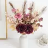 1/3 stücke Künstliche Blumen Seide Schilf Chrysantheme Hochzeit Brautstrauß Diy Geschenk Hause Vase Hof Festival Garten Bogen Dekor 4