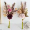 1/3 stücke Künstliche Blumen Seide Schilf Chrysantheme Hochzeit Brautstrauß Diy Geschenk Hause Vase Hof Festival Garten Bogen Dekor 2