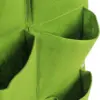 Pflanzenwachstumsbeutel, vertikaler Wandpflanzer aus Filz für den Außenbereich, Kräuter, Gemüse, hängender Gartenpflanzenhalter für Geländer, Balkon, Zaun 3