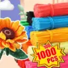 Reiniger, Rohrreiniger zum Basteln, kreativer Chenille-Stiel, Draht, Rohrreiniger, kreative Freizeit, Hobby, DIY, Plüschstiel, gedrehter Stick 1