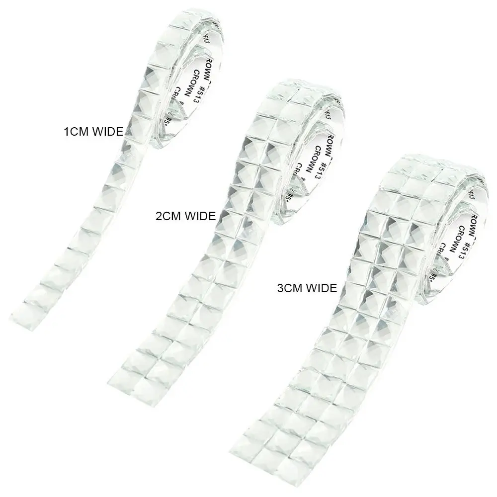 90cm Spiegel Mosaik fliesen selbst klebende Kristall Diamant Glas Wanda uf kleber DIY handgemachte Handwerk Ball Party Home Dekoration 5