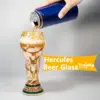 Fußball-Trophäen-förmiges Bierglas, verdickter, langlebiger Sportbecher für Bar, Kneipe, Party, Fan-Geschenk, Heim-Trinkgeschirr 4