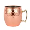 8/1 stücke Moskau Mule Becher Cocktail Wein Tasse Edelstahl Gehämmerte Kupfer Überzogene Bier Tasse Kaffee Tasse für Ramadan bar Drink