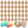 5-20 stücke Papier Mache Ostern Eier Kinder DIY Malerei Spielzeug Überraschung Geschenk Box Befüllbare Karton Ei Ostern Party Dekoration liefert