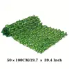 50 x 100 cm, realistischer künstlicher Efeu-Zaun, grüne Blattrebe, Sichtschutzwand, dekorative Pflanzen für Garten, Terrasse, Außenbereich 6
