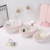 3 Größen Hautpflege-Kosmetik-Aufbewahrungskorb für Badezimmer, Zuhause, Wohnzimmer, Desktop, Organisation verschiedener Gegenstände 3