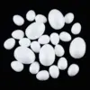 20 stücke Weiße Schaum Eier Ostern DIY Malerei Handwerk Gefälschte Styropor Ei Ostern Hause Dekoration Lieferungen Kinder Gefälligkeiten Spielzeug Geschenke 5