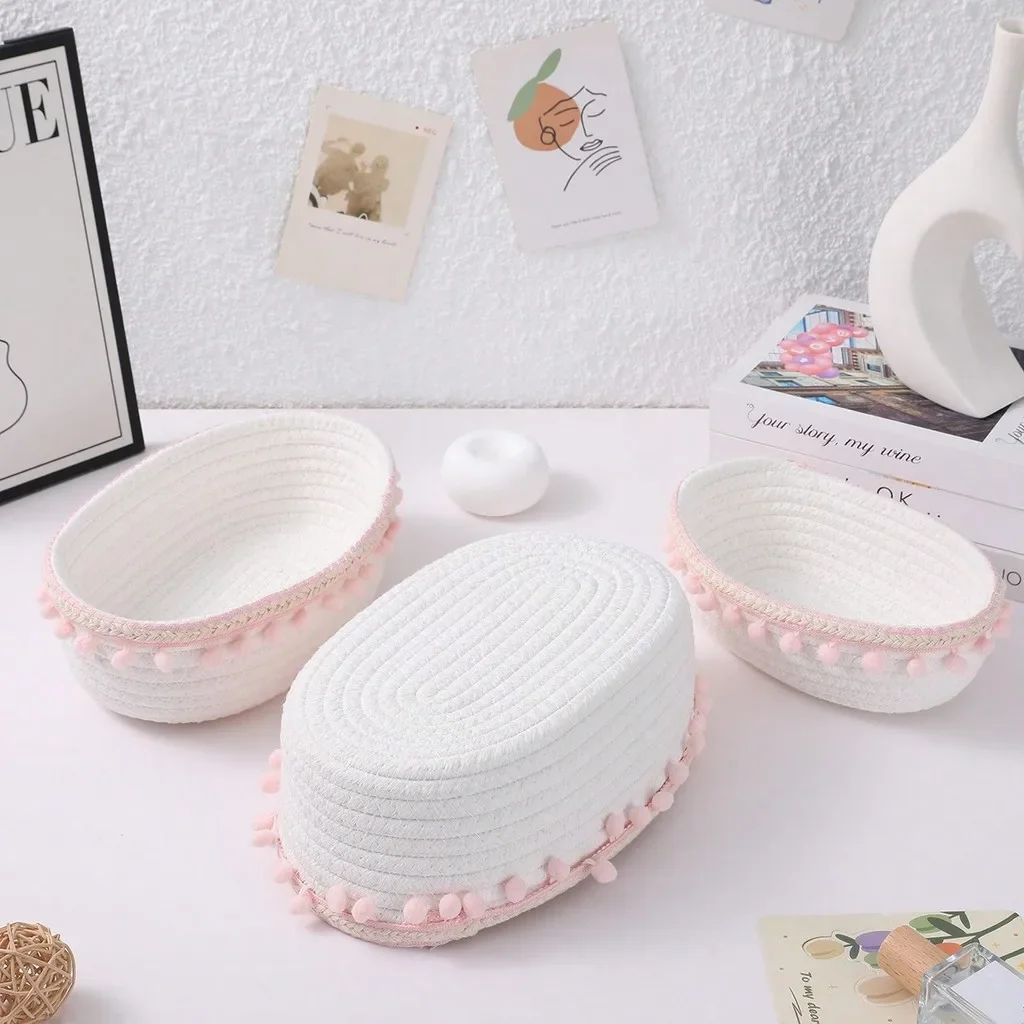 3 Größen Hautpflege-Kosmetik-Aufbewahrungskorb für Badezimmer, Zuhause, Wohnzimmer, Desktop, Organisation verschiedener Gegenstände 6