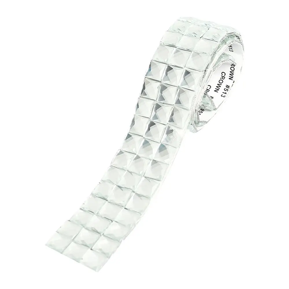 90cm Spiegel Mosaik fliesen selbst klebende Kristall Diamant Glas Wanda uf kleber DIY handgemachte Handwerk Ball Party Home Dekoration 6