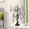 1–12 Stück Boho-Osterhasen-Dekoration, bunte flache 2D-Holzanhänger, fertig zum Aufhängen. Perfekt für Zuhause, Party und Geschenke. 6