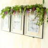 2/4 Stück 1,8 m Glyzinien künstliche Blumen Rebe Girlande Pflanzen Hochzeit Bogen Dekoration gefälschte Pflanze Blatt Rattan Schleppwand Blume 5
