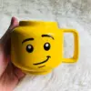 Cartoon-Keramikbecher, 250 ml, mit niedlichem Impish-Ausdruck, Figurenkopfmuster, Kaffee, Milch, Tee, Trinkgeschirr für Paare, Freunde, Familie 4