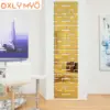 3D kreative Wandaufkleber geometrische Viereck Design Acryl Spiegel Aufkleber Wohnzimmer Schlafzimmer Veranda TV Hintergrund Wand Dekor 6