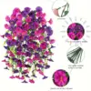 1/10PCS Künstliche Morning Glory Hängende Blumen Gefälschte Blume Outdoor Home Garten Wand Hängen Petunias Pflanzen Hochzeit Dekoration 5