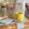 300ML Nette Becher Dudu Mund Huhn Keramik Becher Frühstück Saft Tasse Haushalt Milch Tasse Cartoon Kaffee Tasse Geburtstag Geschenk 4. Niedlicher Po 3