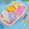 5 stücke Ostern Gelegentliche Ei Graffiti Glücklich Ostern Dekorationen Gemalt Handgemachte DIY Eier Handwerk Kinder Geschenk Favor Home Decor Ostern party 6