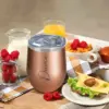 1 Stück Personalisierter Yerba Mate Becher, Doppelwandiger Edelstahl Mate Teebecher, Eierschalenförmiger Wein-Tumbler, Kaffeebecher, Reise-Trinkbecher 4