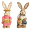 Osterhase-Dekoration, Hase-Figur, Katzenschwanz, Basteln, Ornament, Zuhause, Urlaub, niedlicher Hase, Heimdekoration, Osterhase-Dekoration