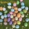 50–500 Stück Oster-Mini-Eier, dekorative Schaumstoff-gesprenkelte Pastell-Eier, Vogeleier für Korbfüller, Frühlings-Partygeschenke, Heimdekoration